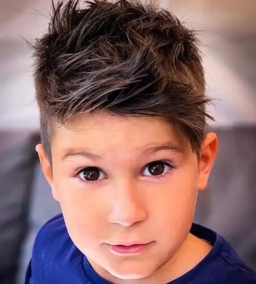 7-10岁儿童发型 小男孩帅气短发推荐_儿童发型 - 美发站