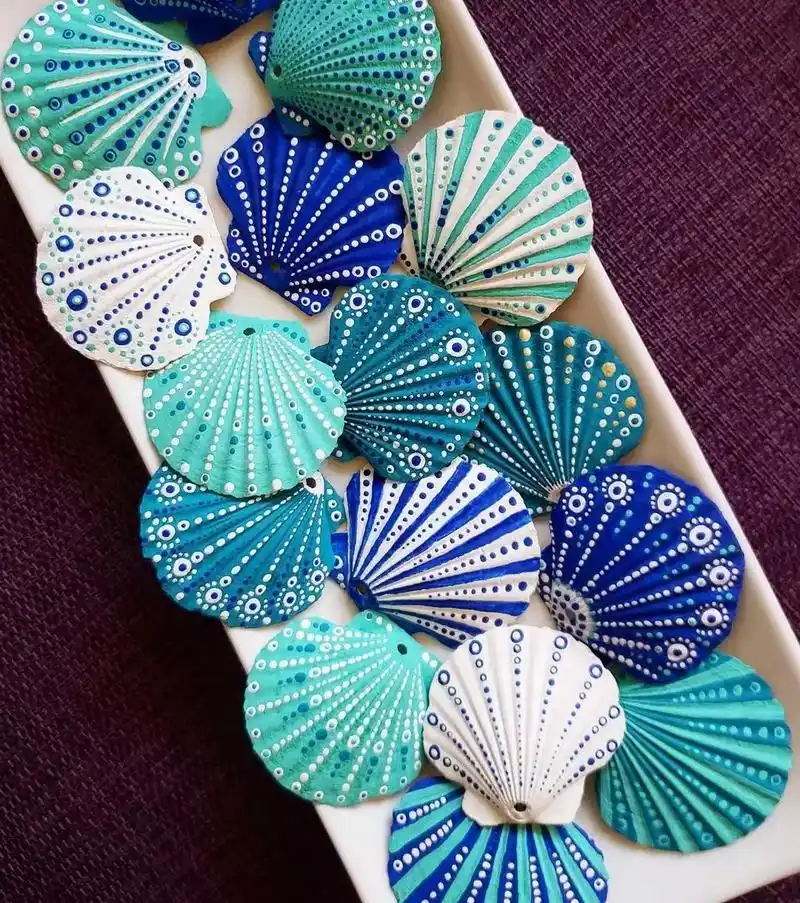 图文来了#贝壳画#手工 #手工diy #亲子手工 #变废为 - 抖音