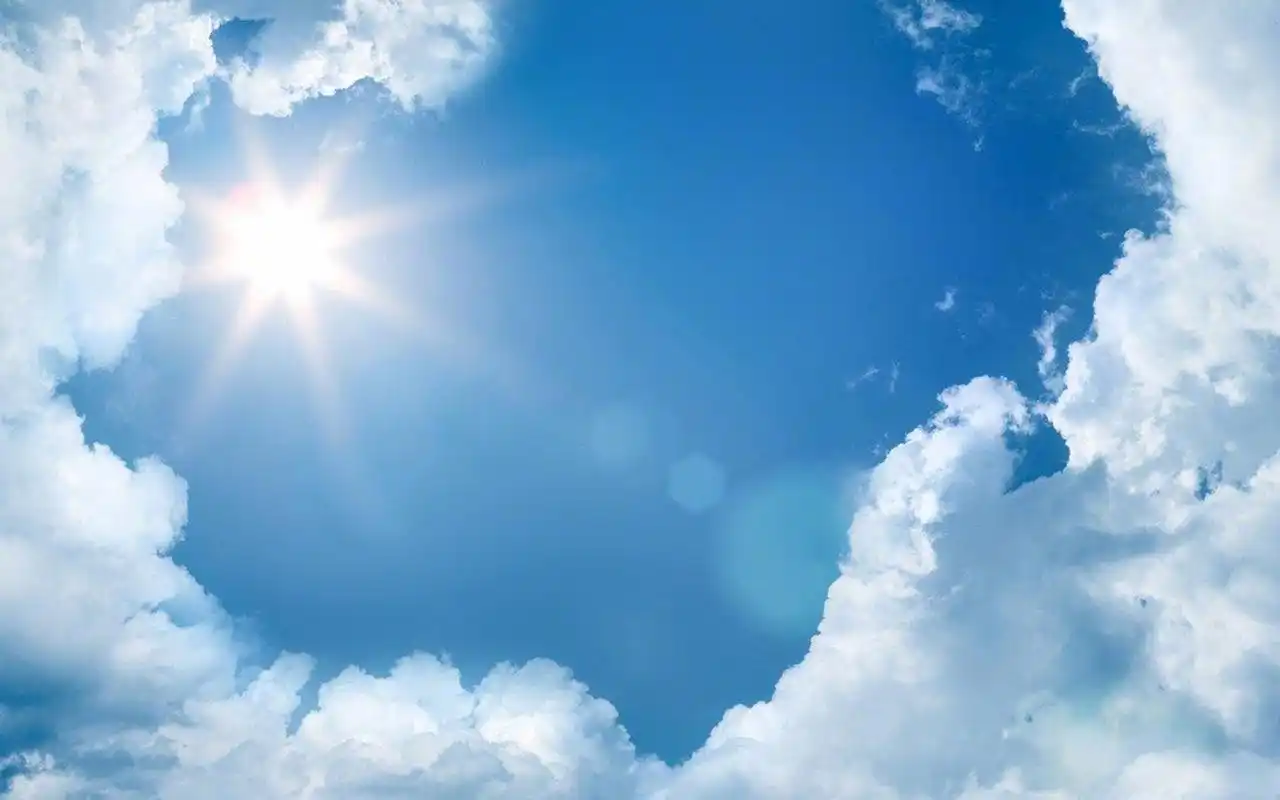 清新迷人的蓝天美景图片电脑壁纸