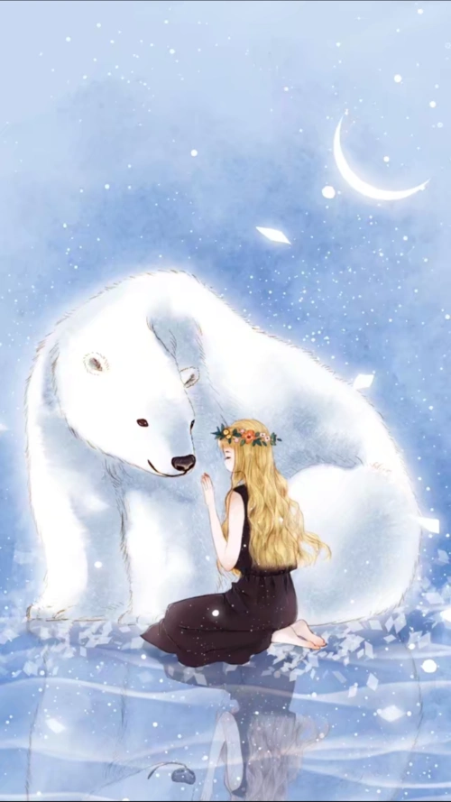 唯美 清新 简约 手绘 插画