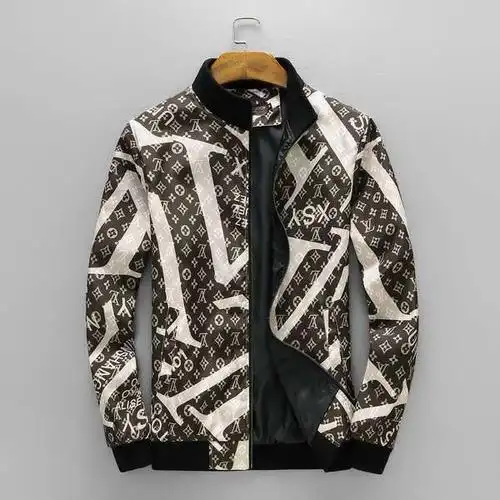 lv衣服 2018新款 花纹男生夹克外套 mg