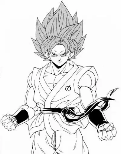 简笔画超级赛亚人孙悟空龙球超孙悟空简笔画七龙珠孙悟空怎么画简笔画