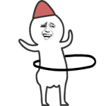 贱公公呼啦圈运动帽子gif动图_动态图_表情包下载_soogif