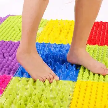 tpe指压板脚小冬笋大超痛硬版足脚底按摩垫跑男趾压板2940小冬笋粉色