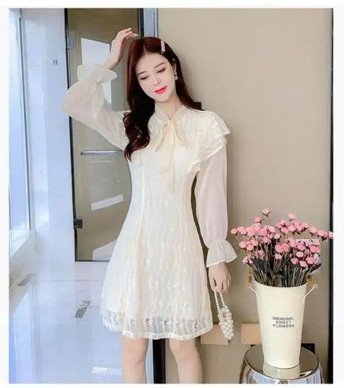 休闲版法式淑女女装连衣裙时尚时髦森女
