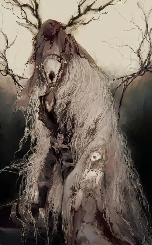 同人画作 就喜欢这种阴暗中带着一丝诡异的画风_血源/黑暗之魂|游民