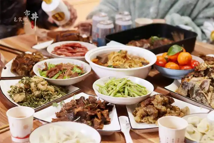 原创年过完了晒出15天吃的大餐丰盛却不浪费晒朋友圈火了