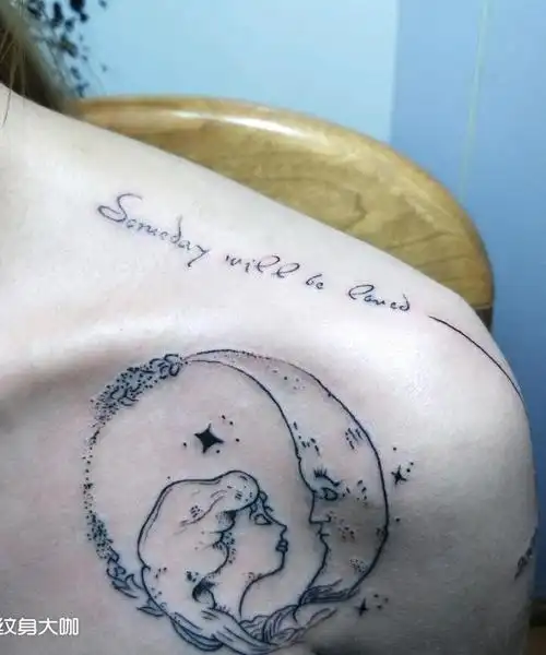 思念_纹身图案手稿图片_啊聪的纹身作品集