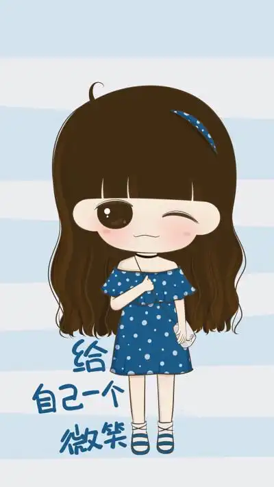 qq 微博 )女孩 韩国唯美插画手绘动漫卡通可爱个性经典enakei头像壁纸