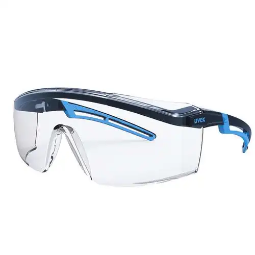 uvex护目镜防刮擦防飞沫平光防风冲击飞溅劳保护目镜