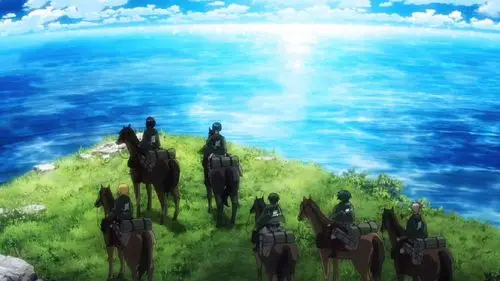 进击的巨人3结局:阿尔敏实现梦想,看到大海,而对面却是敌人!_艾伦