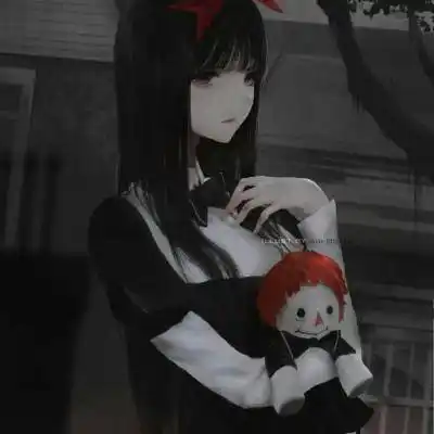 超好看黑暗系女生头像黑化动漫头像女生图片大全