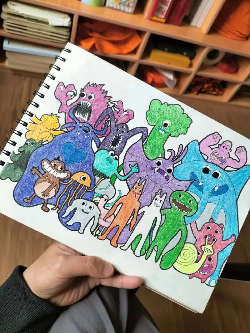 一起学画画 #绘画 #简笔画 #班班幼儿园 - 抖音