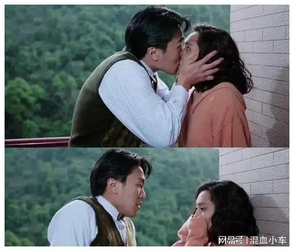 朱茵当时只有19岁,清纯甜美,与意气风发的周星驰在电影中饰演情侣