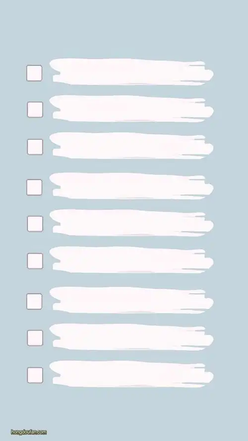 12张todolist学习计划模板简笔画大全