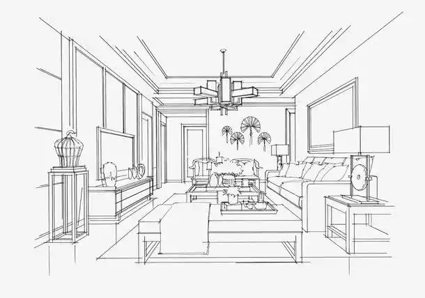关键词 : 线稿,室内设计,手绘,一点透视,透视线条[声明] 觅元素所有