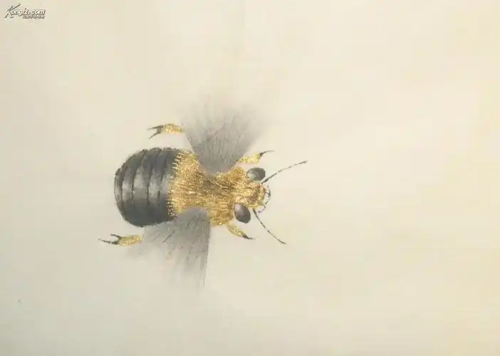 【图】齐白石 两只小蜜蜂 纸本 片 没有裱(凡不能7日内交割给信息的