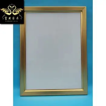 铝合金海报框开启式电梯广告框宣传展板框架画框相框材料定制 金色