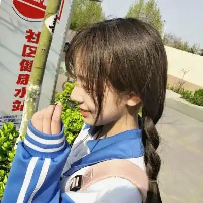 好看的校服女生头像 初中蓝色校服校园风图片 - 女生头像 - 潮人个性
