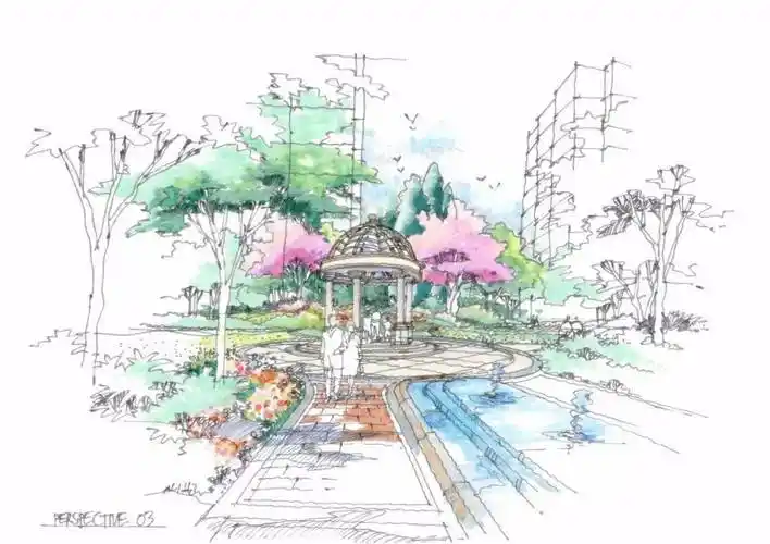 经典景观设计手绘作品集