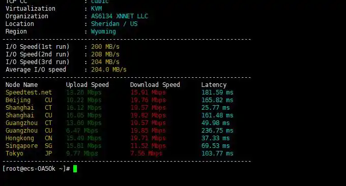 locvps韩国vps主机性能和速度评测-cn2优化三网连接速度快