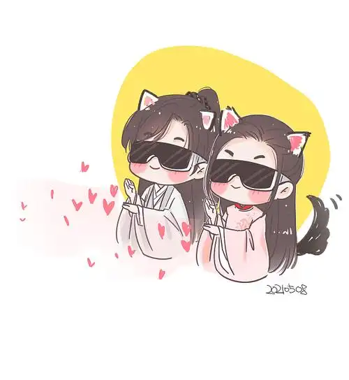 咻咻咻山河令同人q版卡通漫画