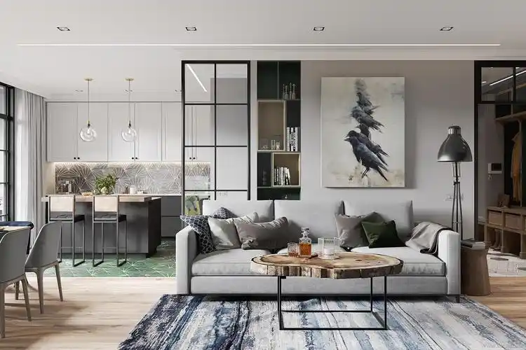 现代北欧风住宅空间效果图 - 室内设计师全能训练 - 室内人 - powered