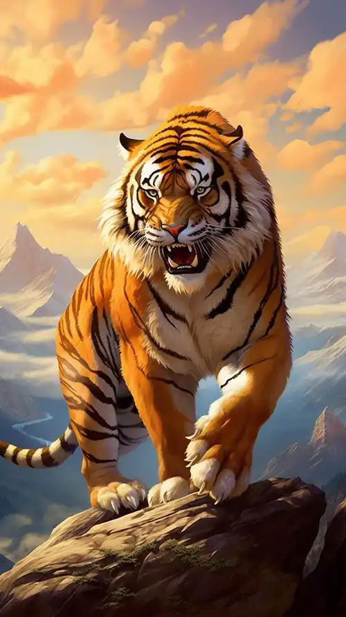 18张猛虎图虎视眈眈雄霸天下