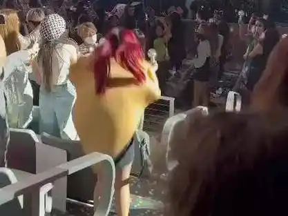 seventeen表演现场互动