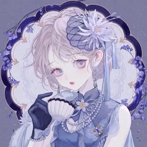 古风仙气可爱动漫女生头像承认普通又不等于放弃