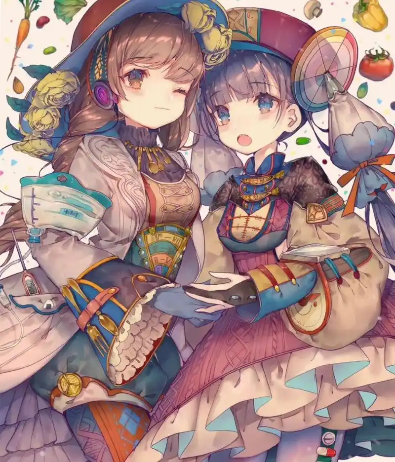 复杂动漫人物素材分享19 动漫提高 高阶段临摹素材分享 感谢点赞 95