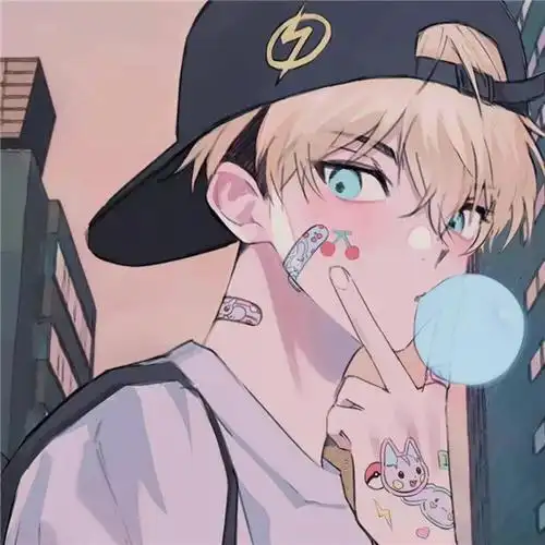 超级炫酷的头像男动漫