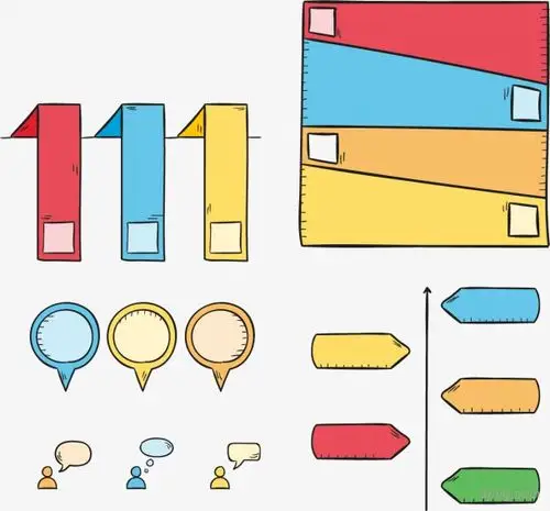 目录时间轴矢量手绘风格pptpop手绘花手绘植物手绘花朵手绘边框手绘