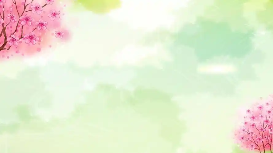 唯美桃花舞者ppt背景图片_免费下载 - ppt汇