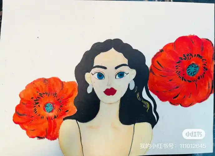 11岁小姐姐的手绘画