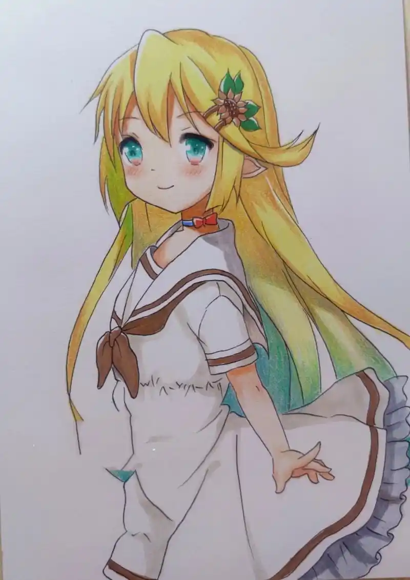 手绘(附步骤) 今天分享一波比较简单的动漫人物绘画,整体都比较适合