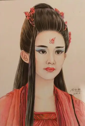 彩铅绘花千骨妖神…… - 简书