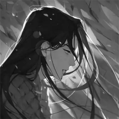 侠客头像男生古风黑白图片