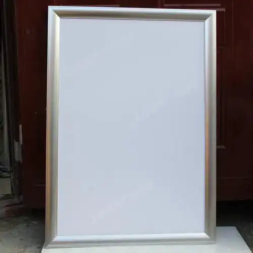 定做铝合金型材边框画框展架展板开启式