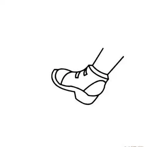 脚的卡通简笔画