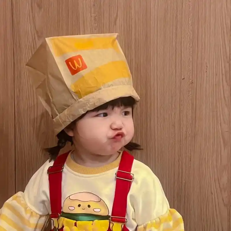 萌娃头像|微信头像 谁能拒绝可可爱爱的麦当劳女孩呢 以后一定要生一