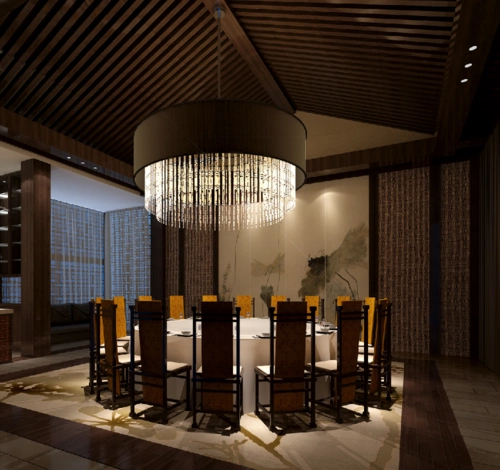 半岛会所酒店大型工装装饰方案