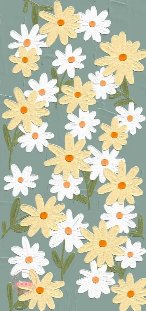 治愈系可爱平铺手机壁纸