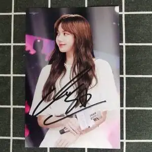blackpink lisa亲笔签名照lisa签名照送女朋友送同学lisa毕业礼物