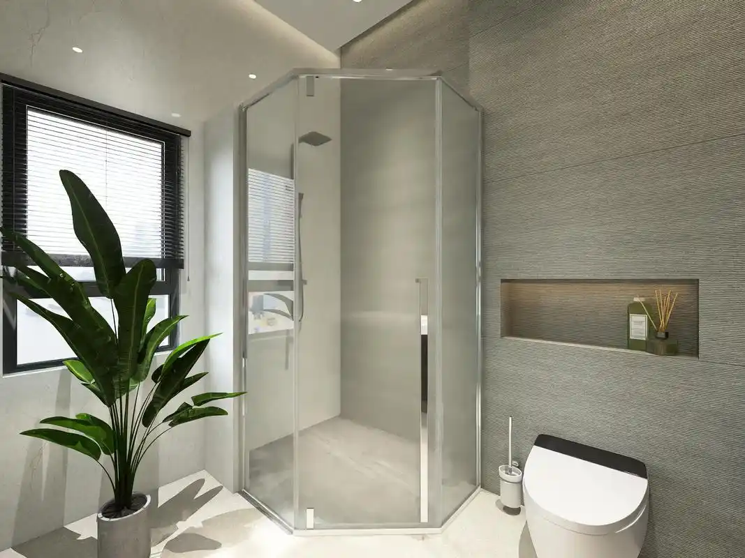 极简淋浴房实力打造小浴室轻奢感