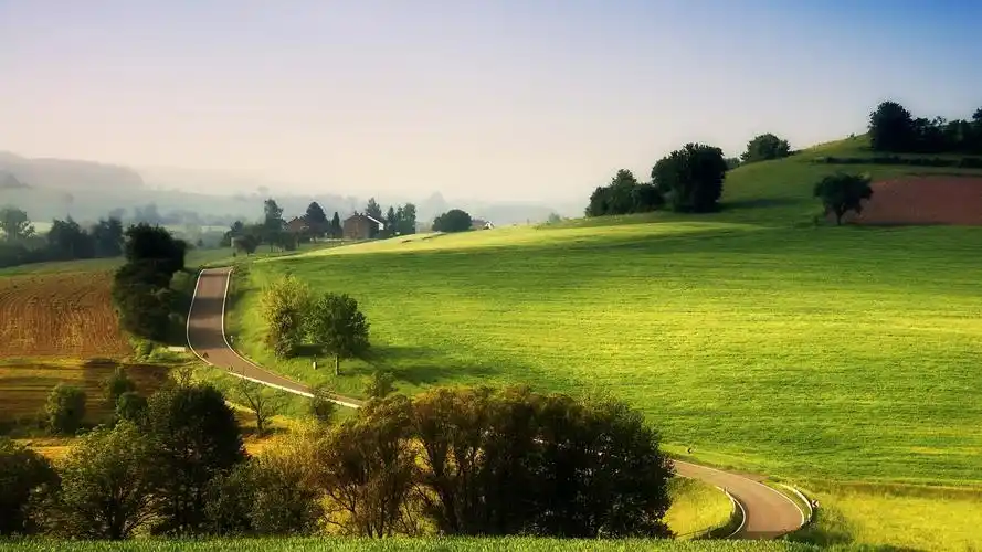 小清新绿色风景,高清图片,电脑桌面-壁纸族