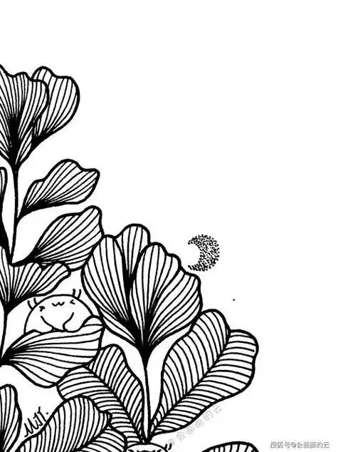 带线条的简笔画