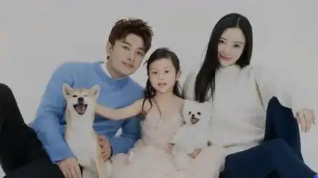 甜馨手绘全家福献礼,贾乃亮生日收获最特别惊喜