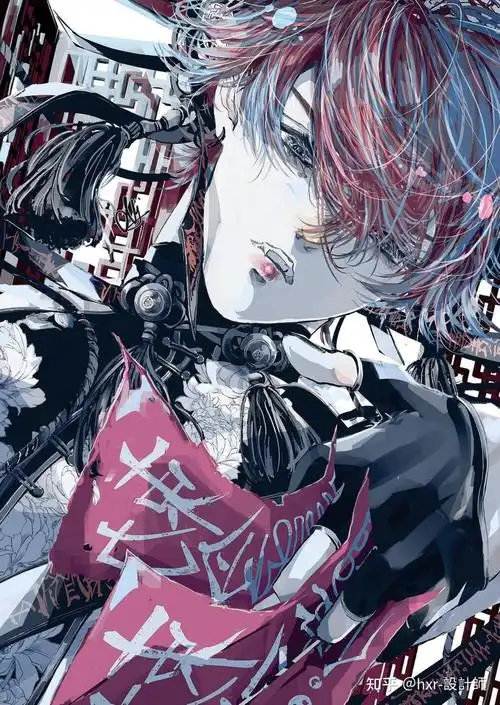 插画分享独特的画风日本超人气画师malbeni作品