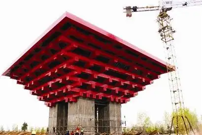 图文:阜宁"山寨中国馆"被批